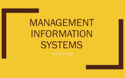 Management Information System and Earning potential